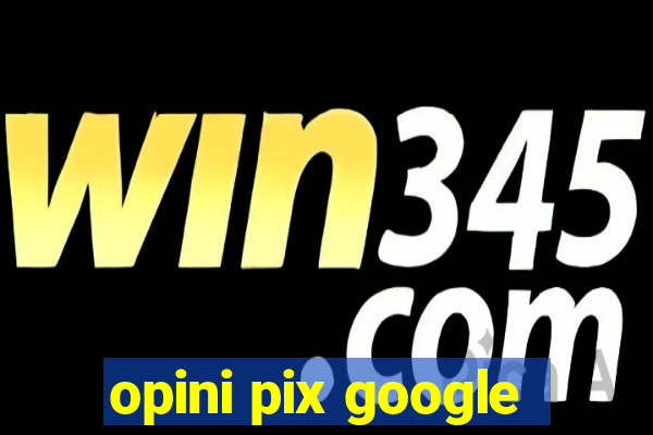 opini pix google